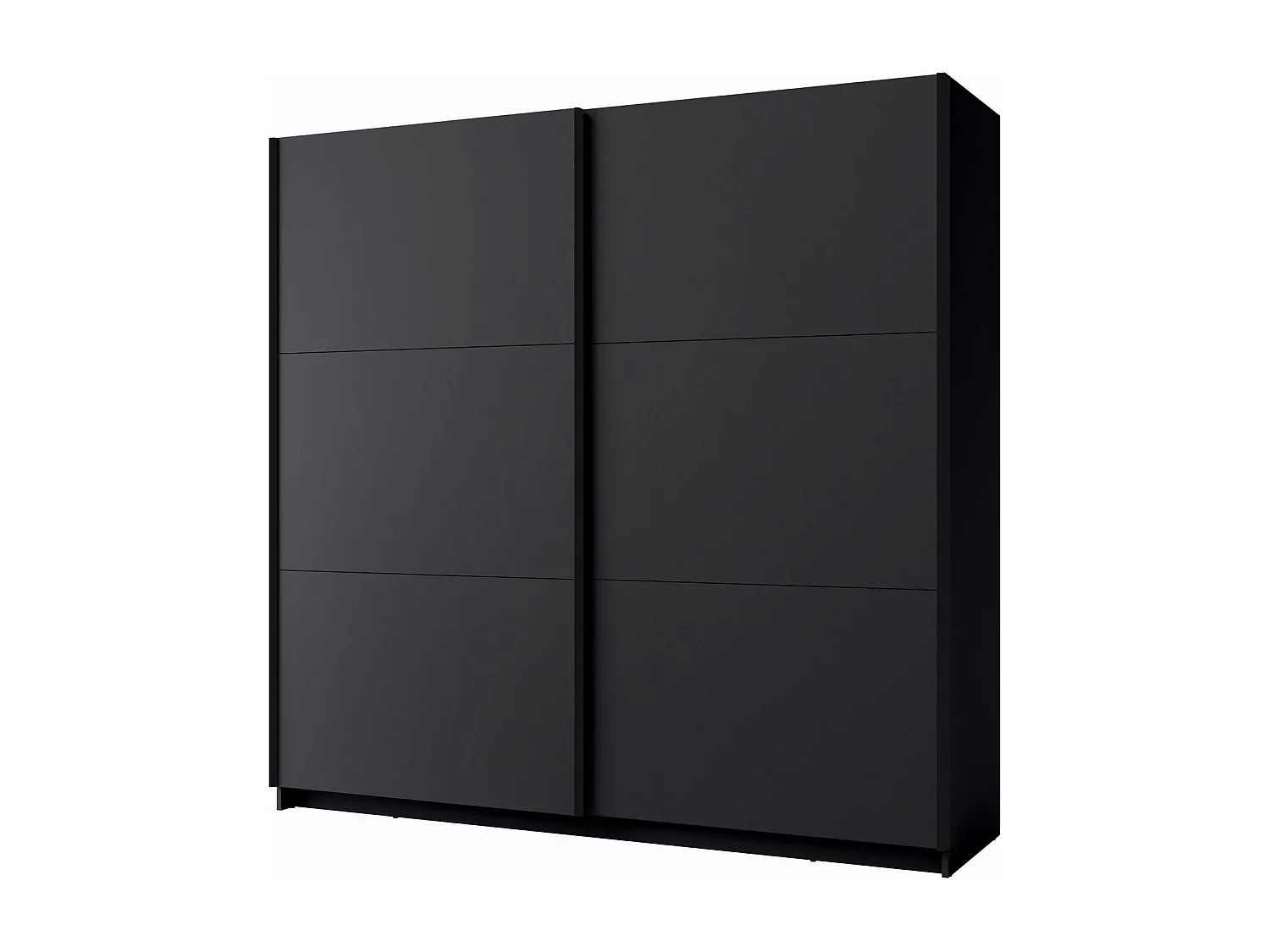 SCHWEBETÜRENSCHRANK Arsala graphitgrau 200 cm / 62 cm / 207 cm