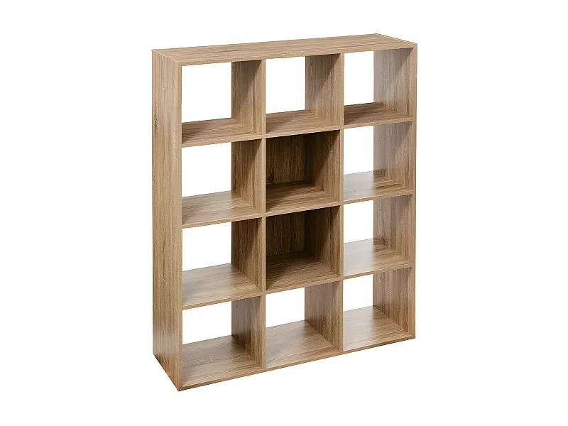Étagère 12 Cases "Mix N'Modul" 135cm Naturel