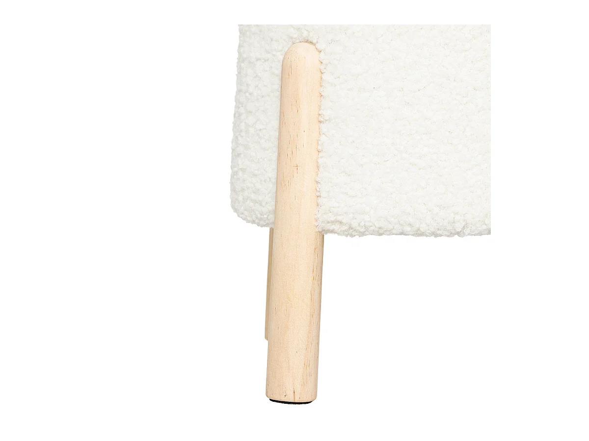 Beistellhocker Inuit Bouclé 35 x 41,5 x 25 cm