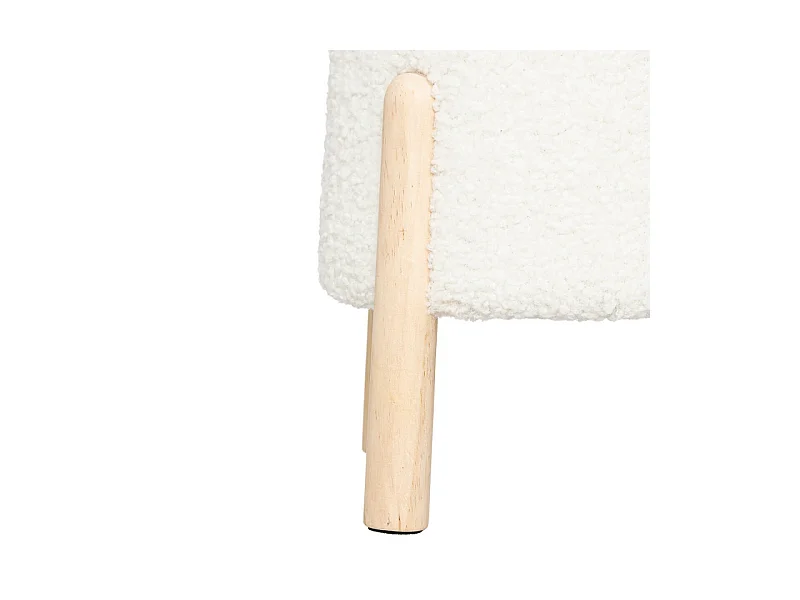 Beistellhocker Inuit Bouclé 35 x 41,5 x 25 cm