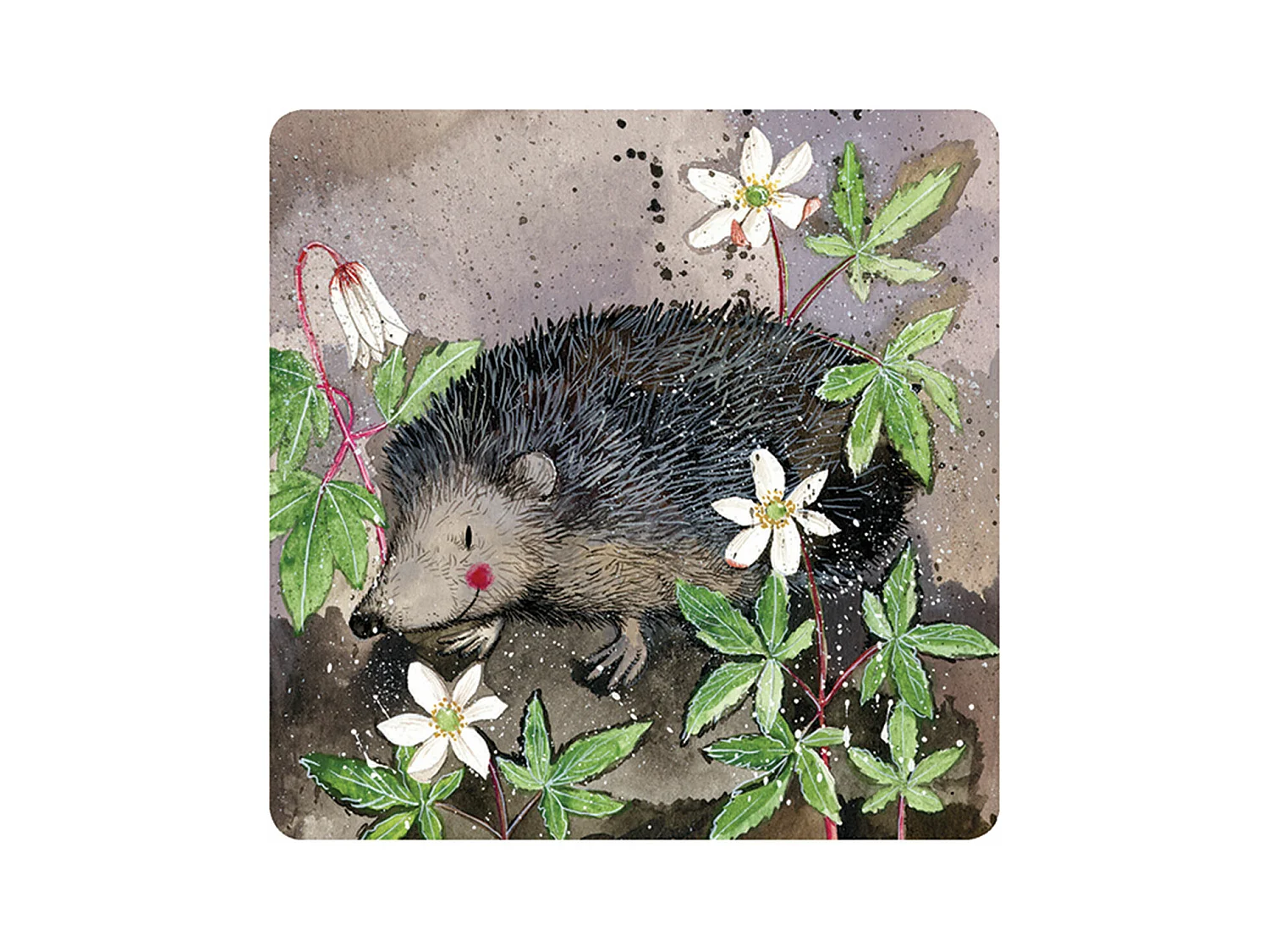 Dessous de verre Monsieur le hérisson par Alex Clark