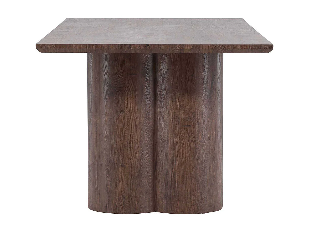 Olivia eetkamertafel 100x210 cm mocca.