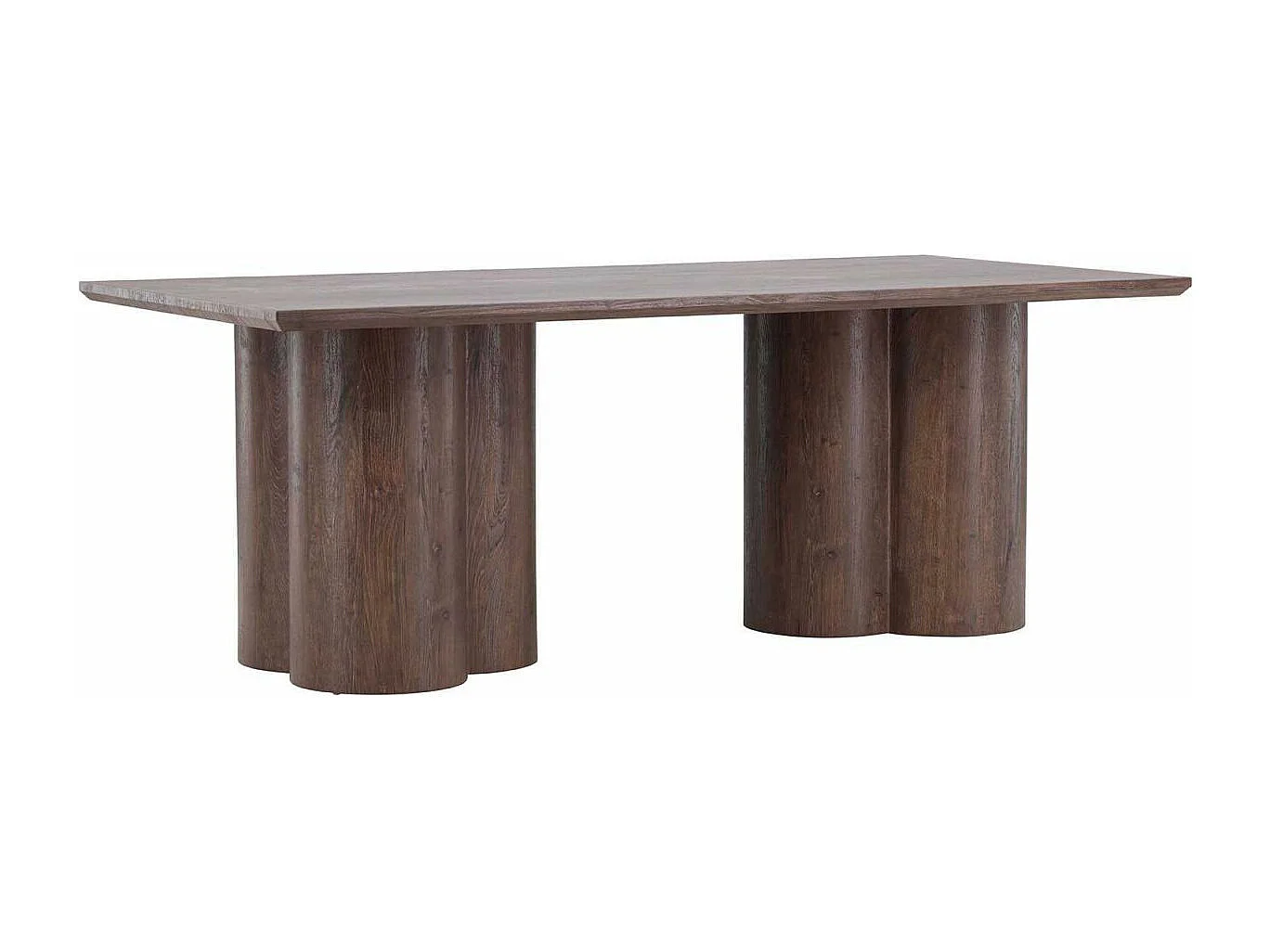 Table à Manger Design "Olivia" 210cm Moka