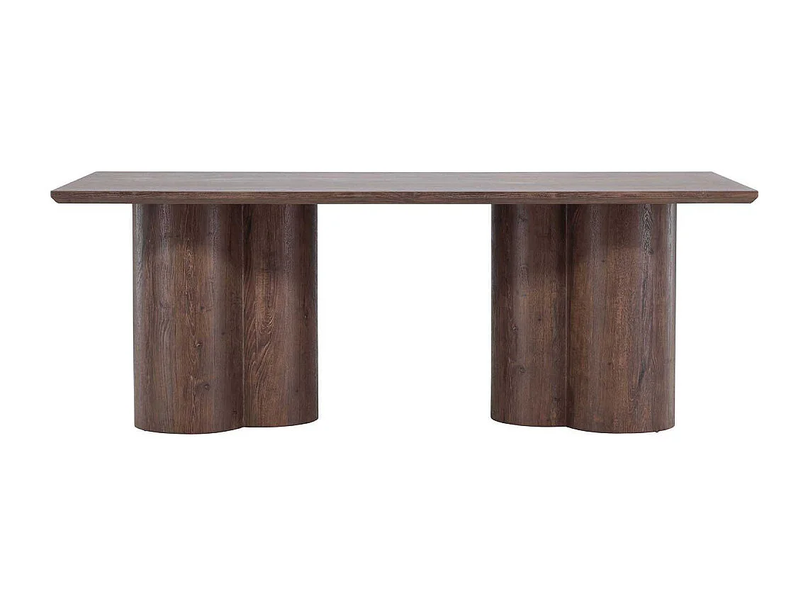 Table à Manger Design "Olivia" 210cm Moka