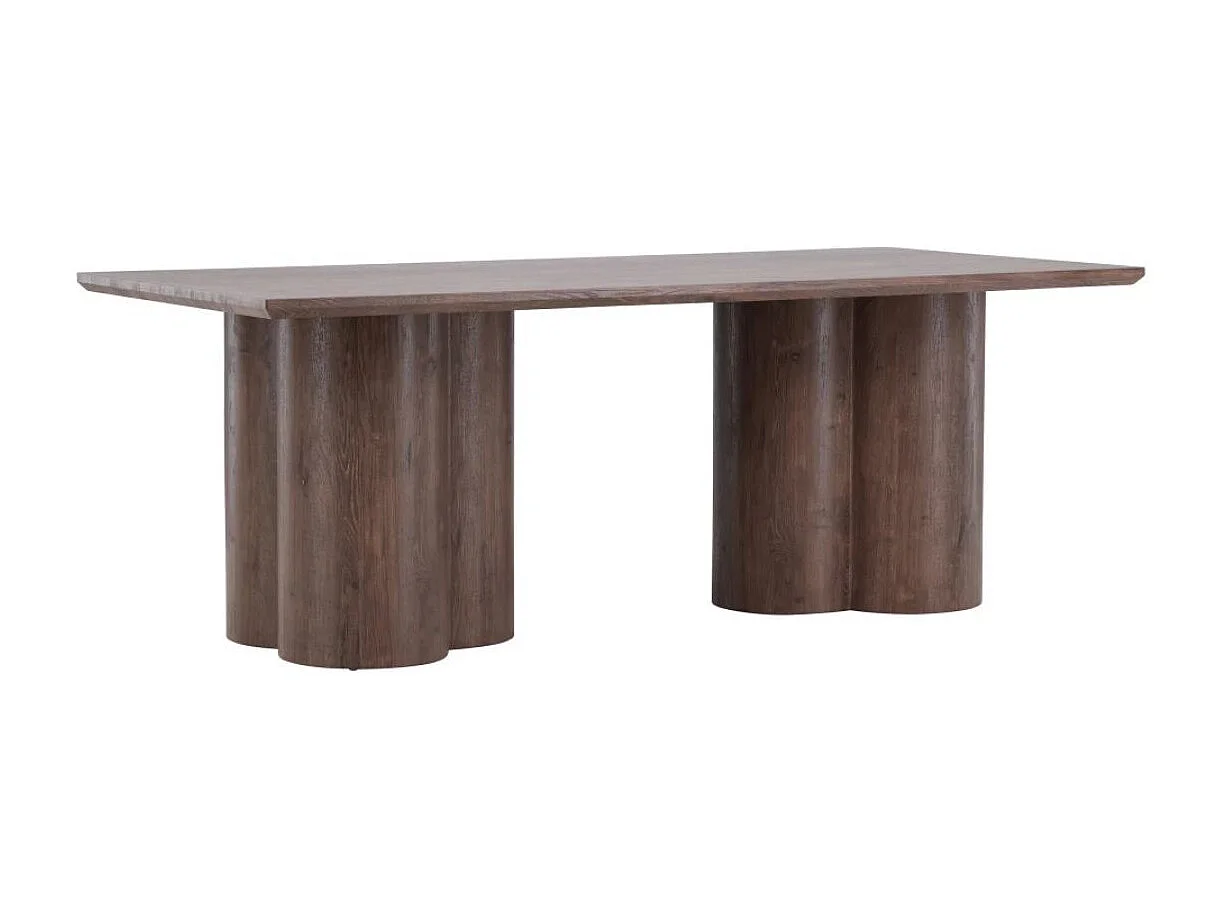 Table à Manger Design "Olivia" 210cm Moka