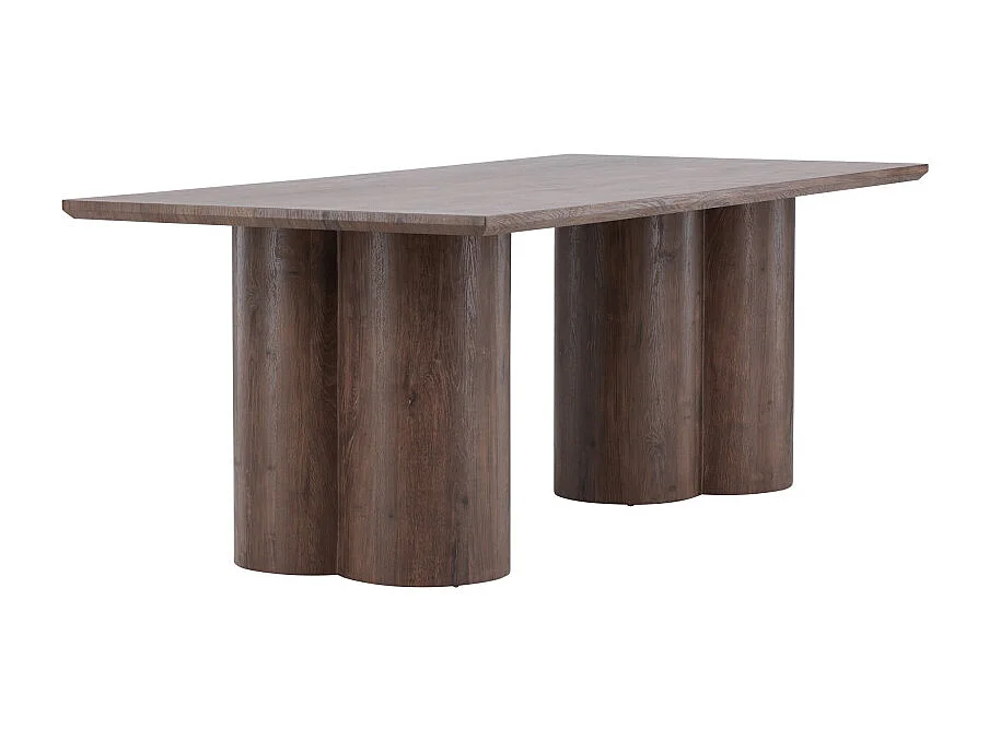 Table à Manger Design "Olivia" 210cm Moka