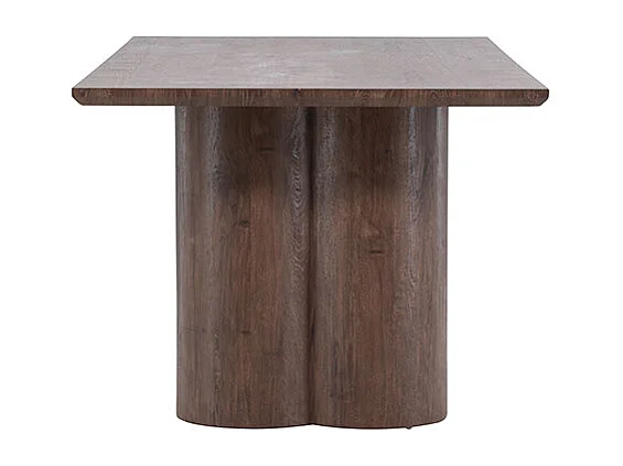 Olivia eetkamertafel 100x210 cm mocca.