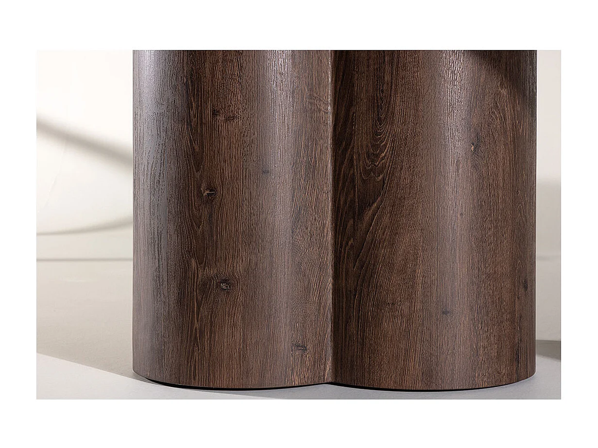 Olivia eetkamertafel 100x210 cm mocca.