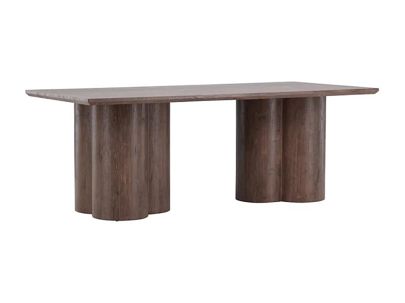 Olivia Esstisch 100x210 cm mocca.