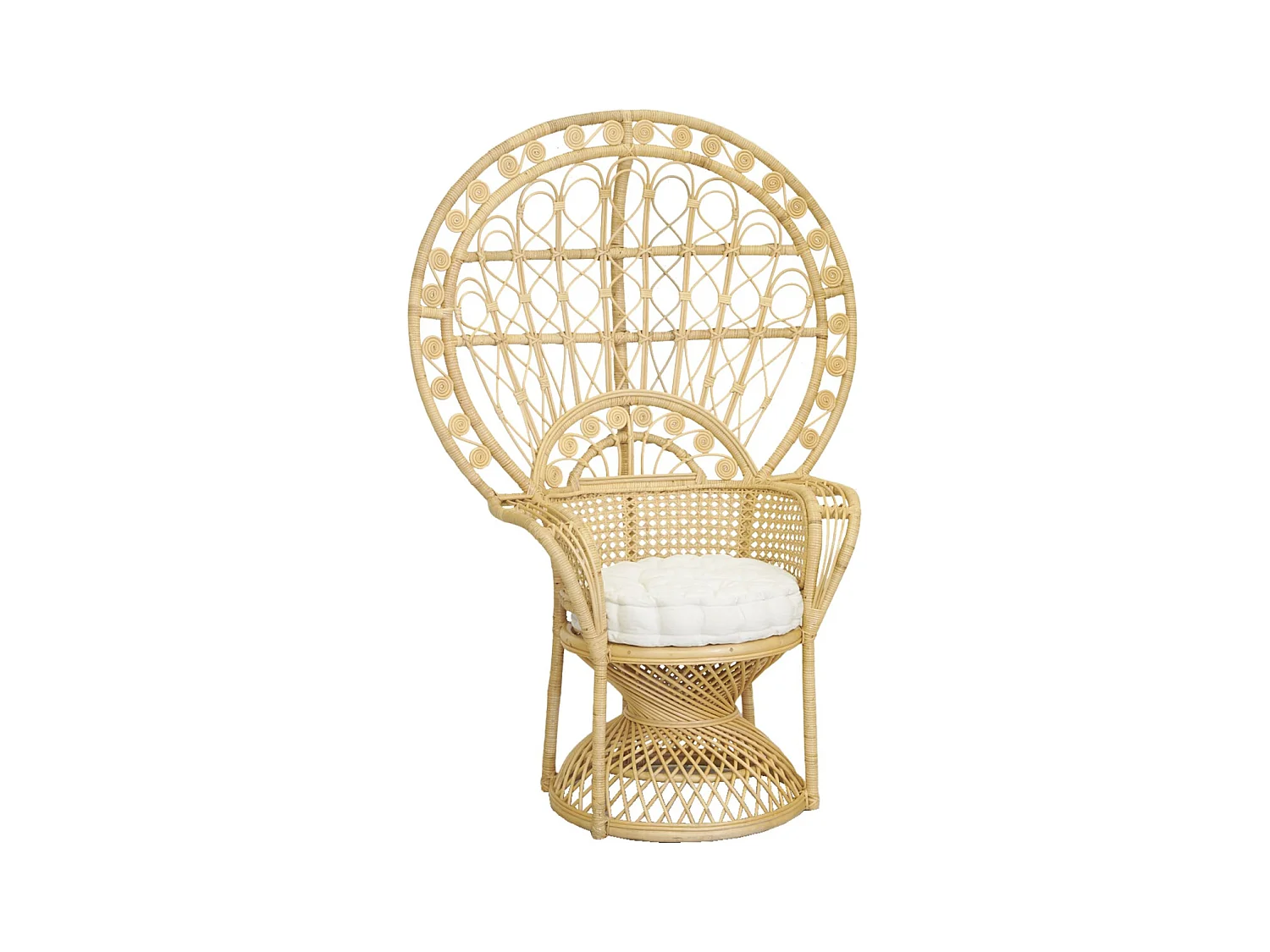 Fauteuil Emmanuelle en rotin 2