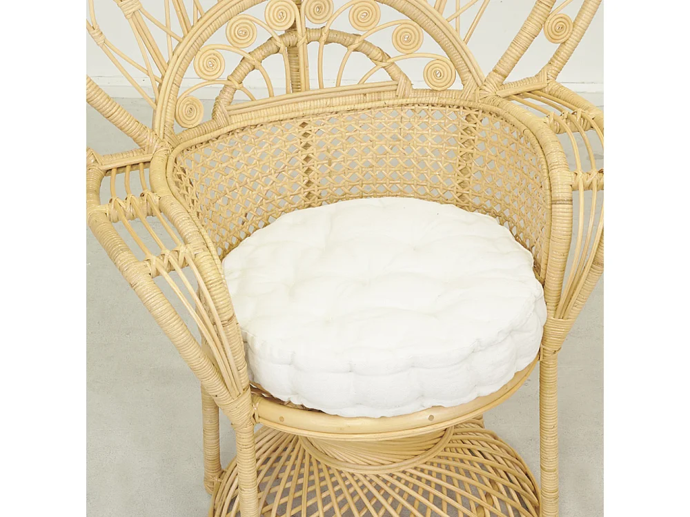 Fauteuil Emmanuelle en rotin 2