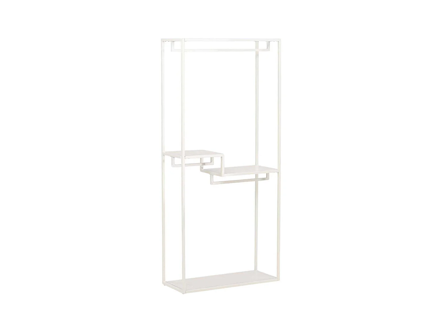 Portant à Vêtements en Métal "Staal" 188cm Beige