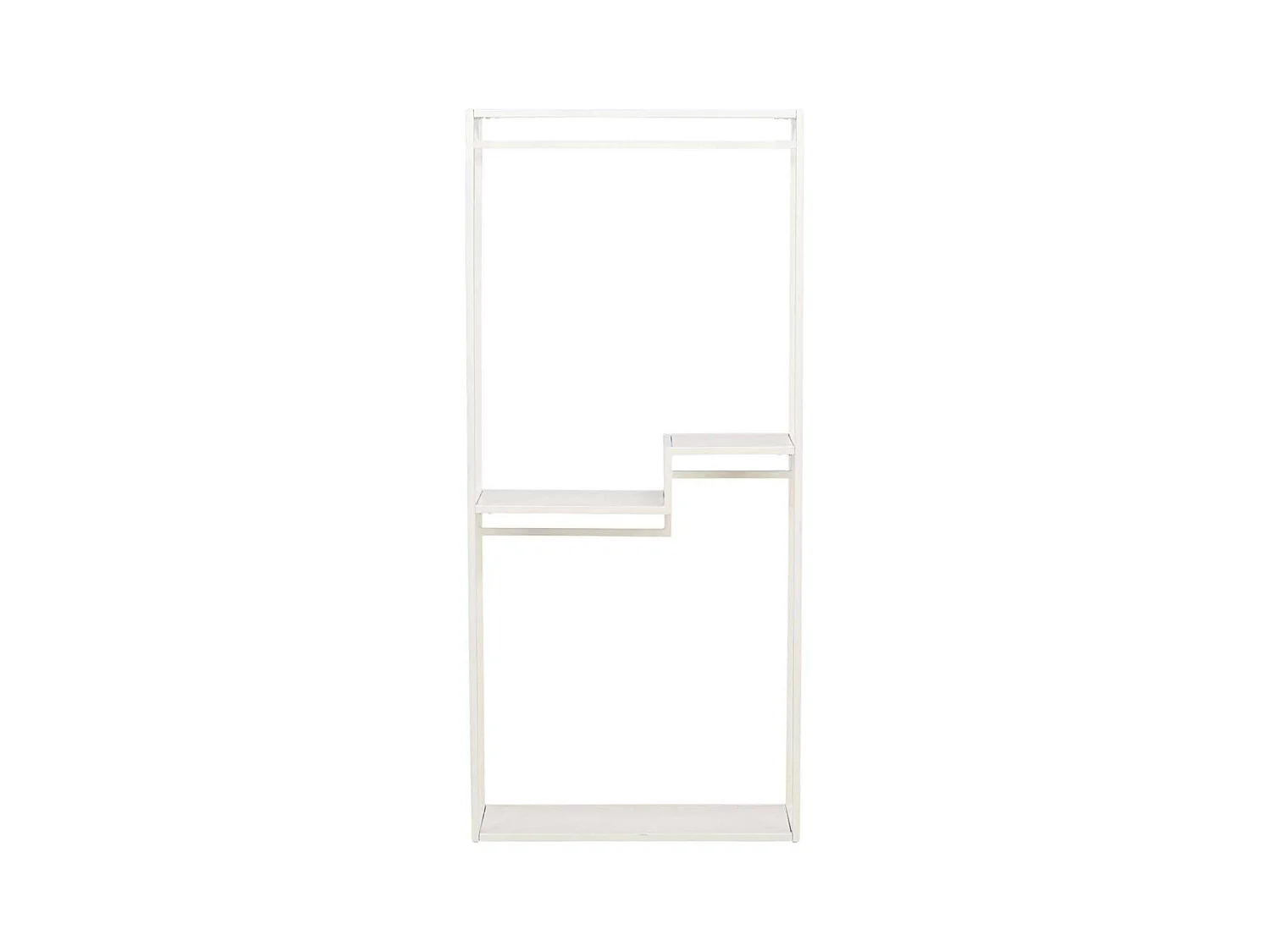 Portant à Vêtements en Métal "Staal" 188cm Beige