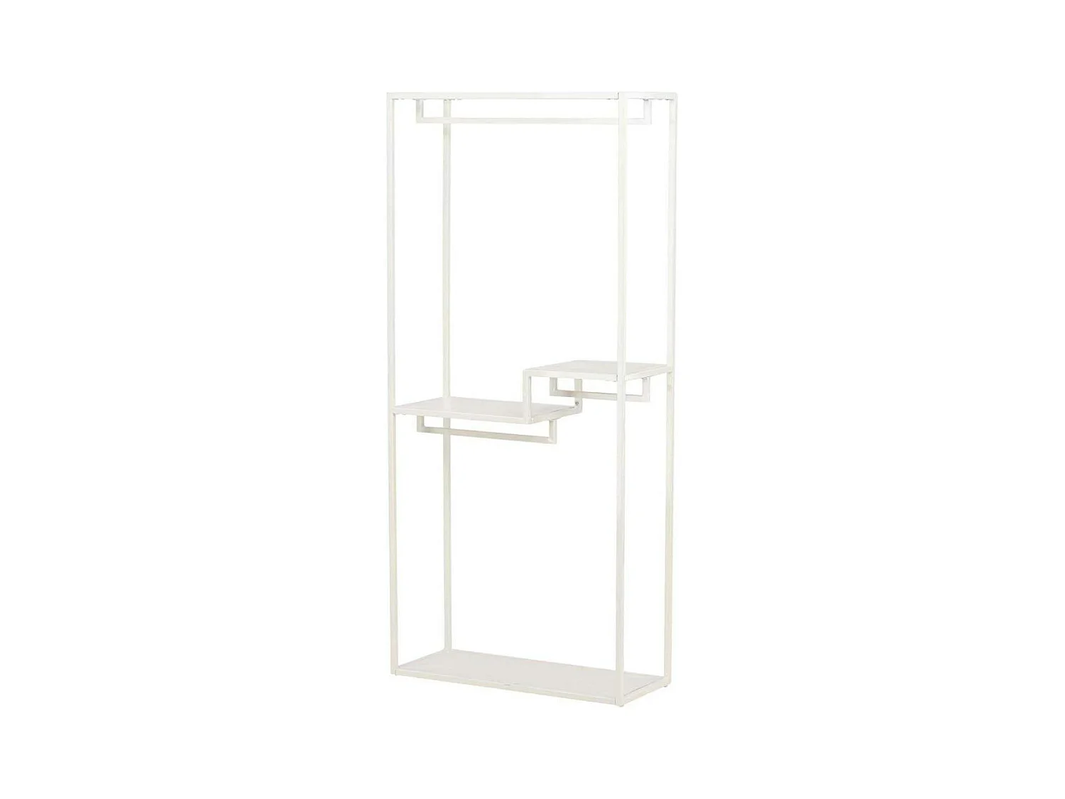 Portant à Vêtements en Métal "Staal" 188cm Beige