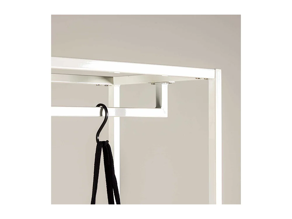 Portant à Vêtements en Métal "Staal" 188cm Beige