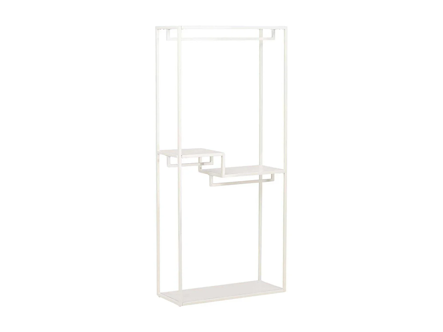 Portant à Vêtements en Métal "Staal" 188cm Beige