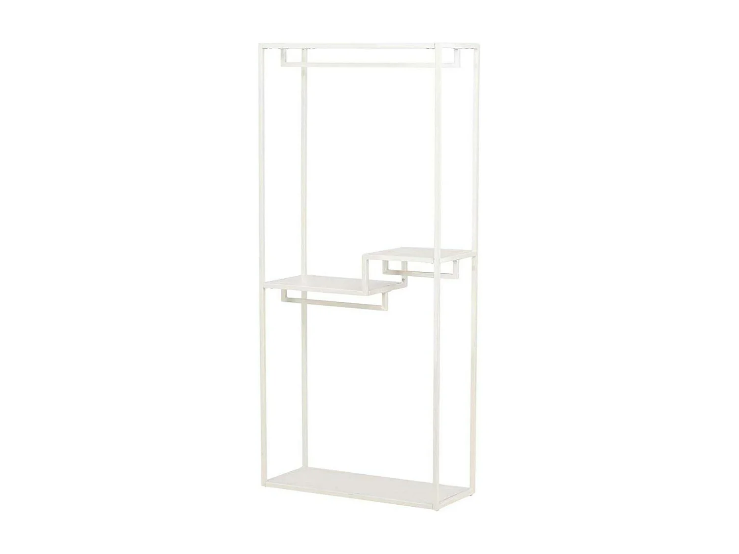 Portant à Vêtements en Métal "Staal" 188cm Beige