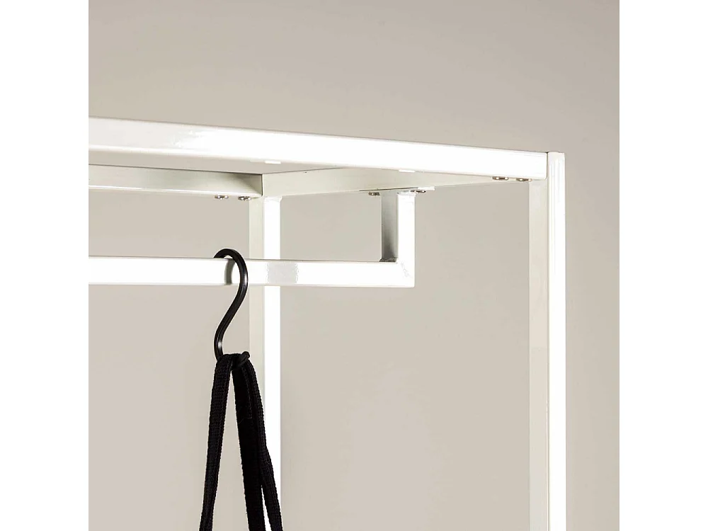 Portant à Vêtements en Métal "Staal" 188cm Beige