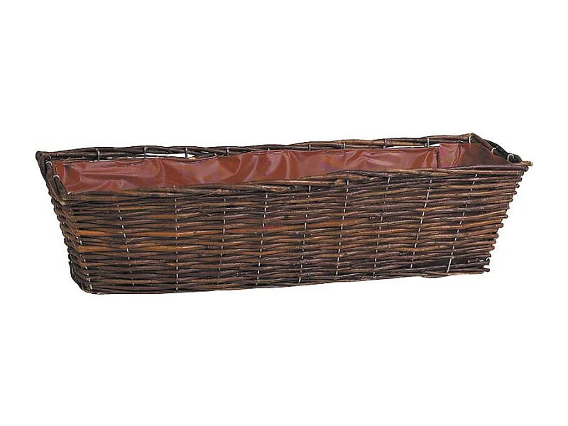 Jardinière en osier brut Naturel