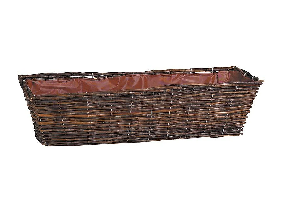 Jardinière en osier brut Naturel