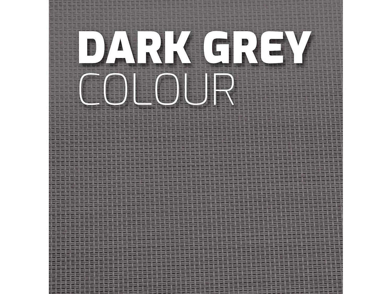 Mezzaluna - Set di 2 sdraio in alluminio e textilene, grigio antracite