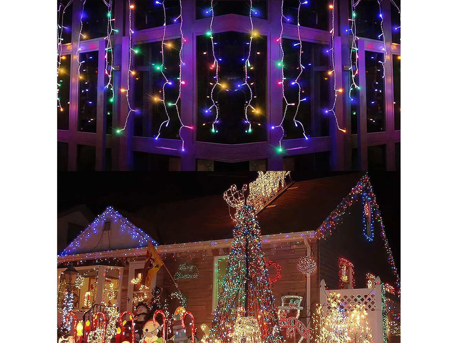 100M 600 LED Lichterkette Karneval Hochzeit Außen Innen Gartenbeleuchtung, Multicolor