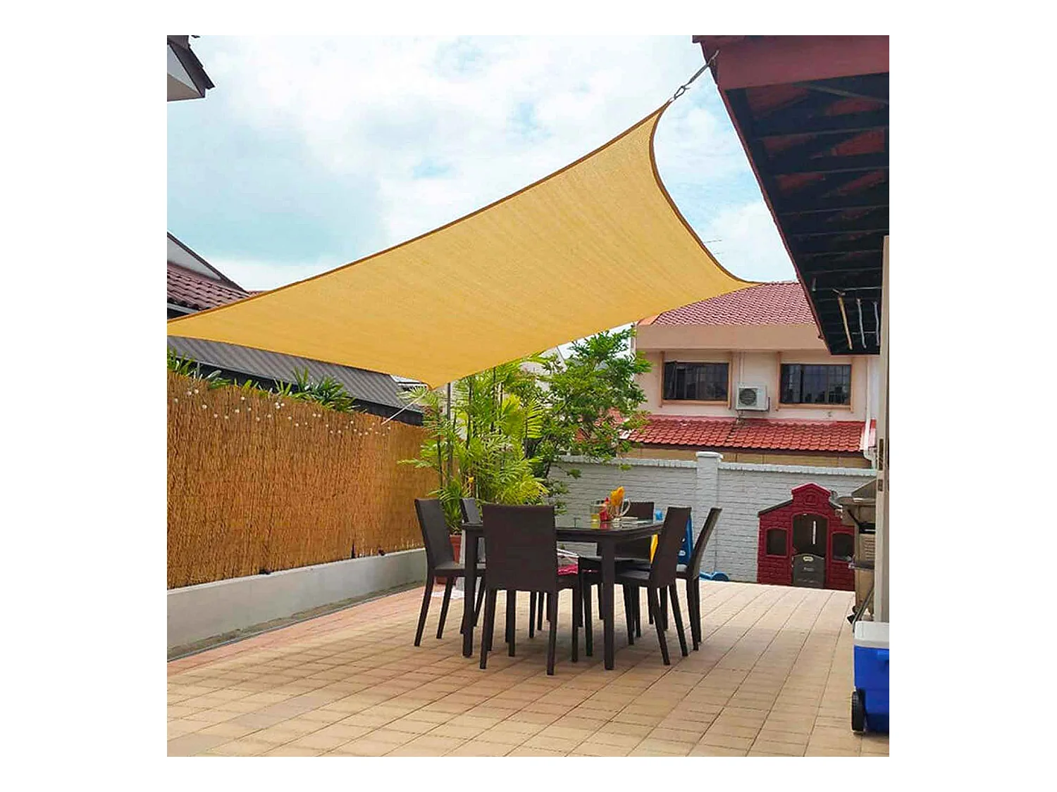 Santa Barbara - Vela retangular 600x400 cm em PE 180g/m²