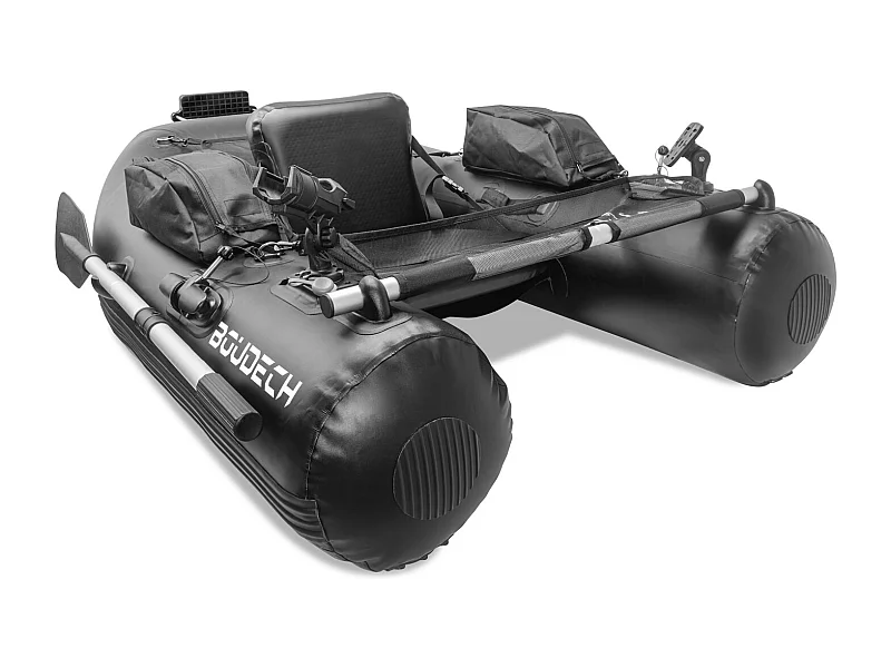 Tendy - Belly boat Barca da pesca gonfiabile in PVC con doppia camera d'aria, 175 cm