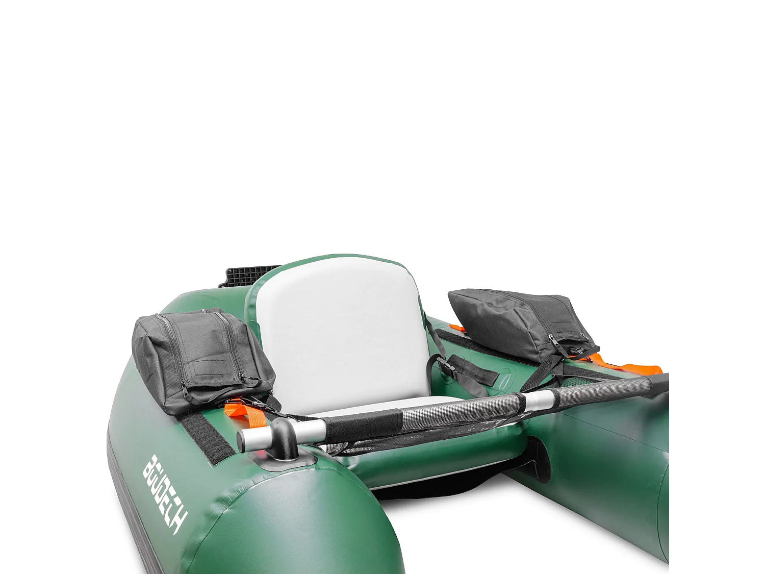 Talla - Barco de pesca inflável PVC com câmara dupla, 185 cm