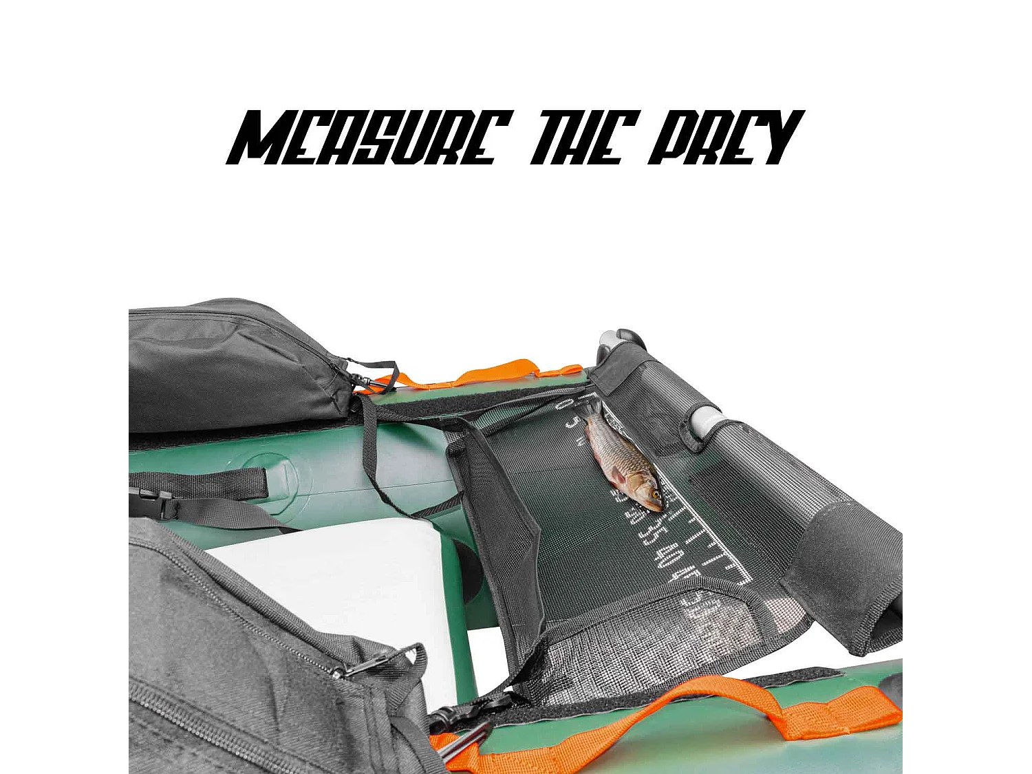 Talla - Barco de pesca inflável PVC com câmara dupla, 185 cm