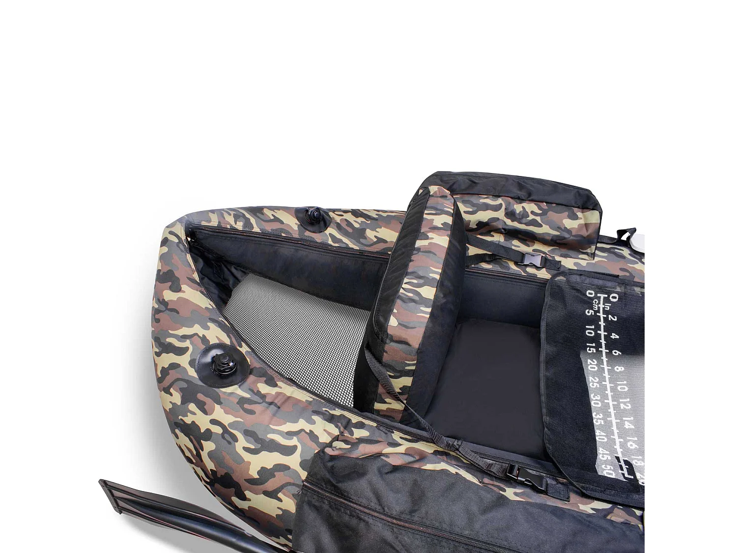 Trawler - Barco de pesca inflável de poliéster com câmara de ar dupla, 110 cm