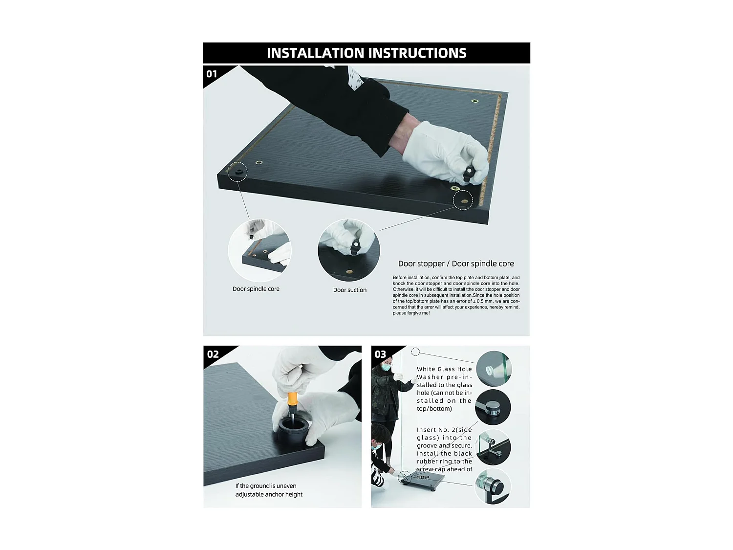 Vitrine en verre de 164 cm - à 4 étagères - vitrine à 1 porte avec serrure - armoire de rangement en verre sur pied pour chambre à coucher, salon - blanc