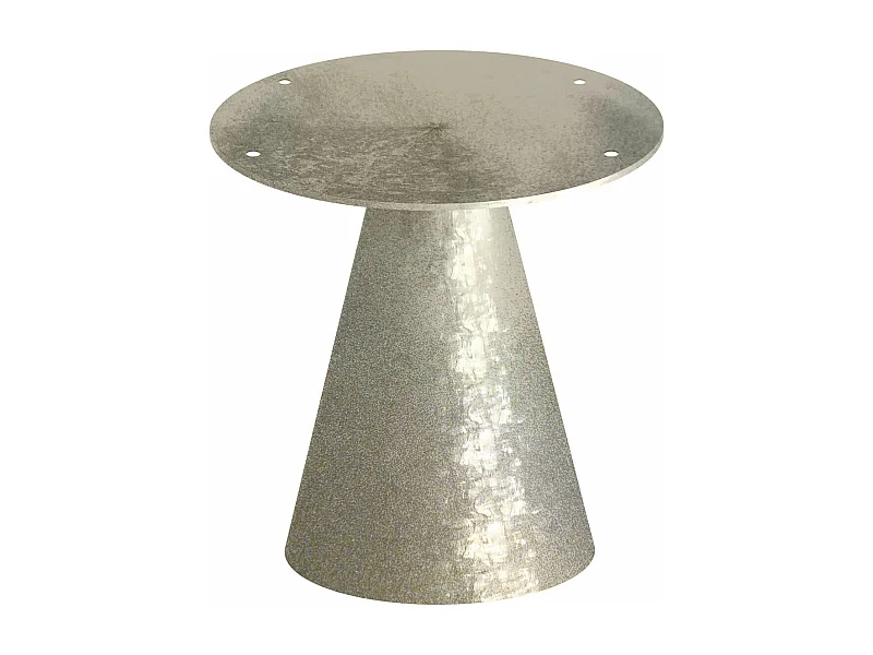 Artù - Cone de base para mesa de jantar redonda, metal cor latão