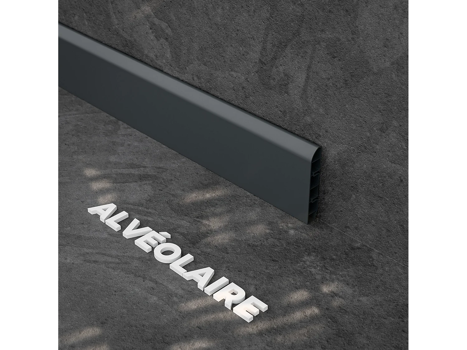 Plinthe Alvéolaire 1.80 m - Anthracite