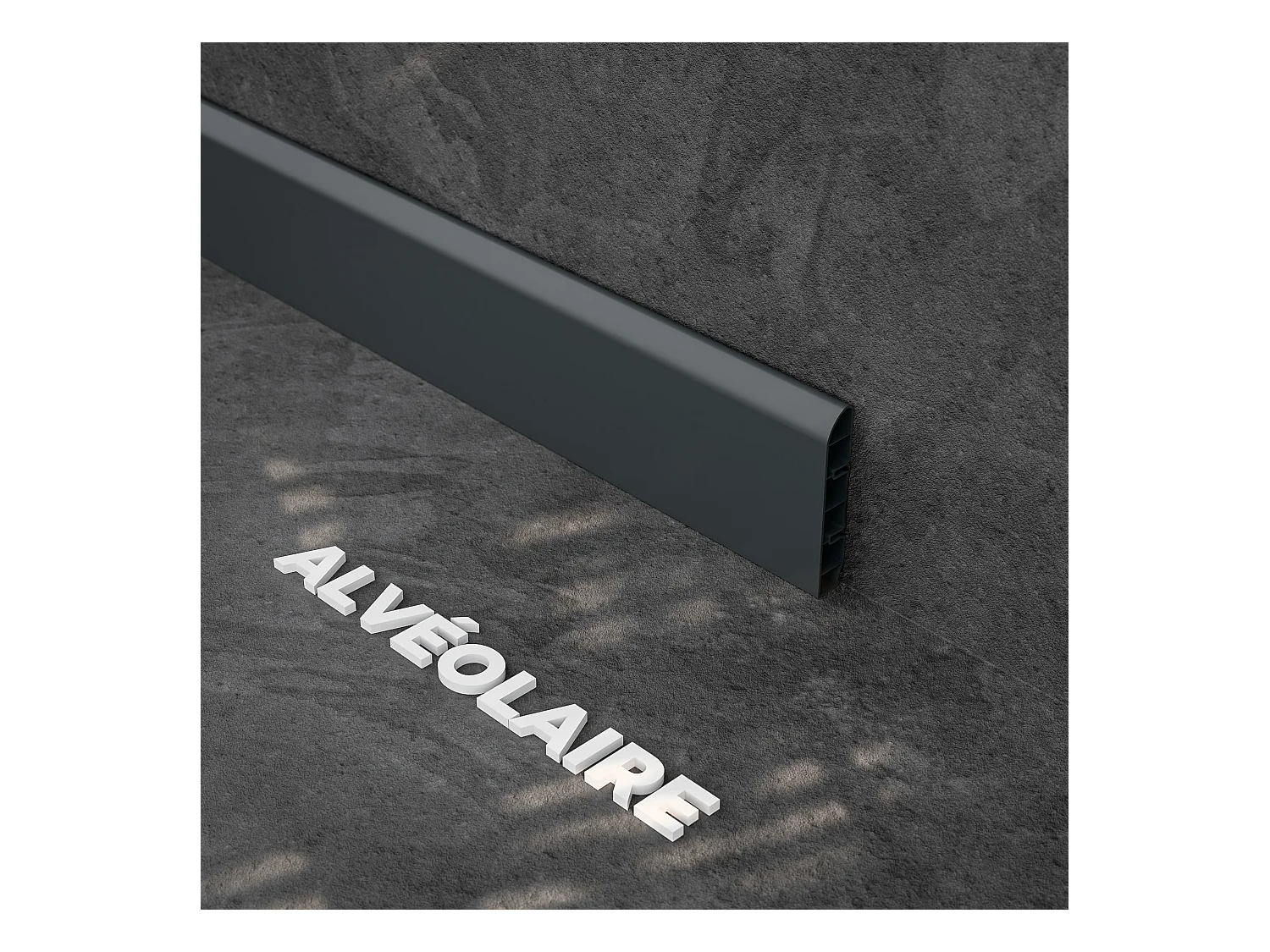 Plinthe Alvéolaire 1.80 m - Anthracite