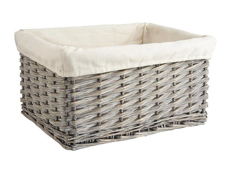 Corbeille de rangement en osier