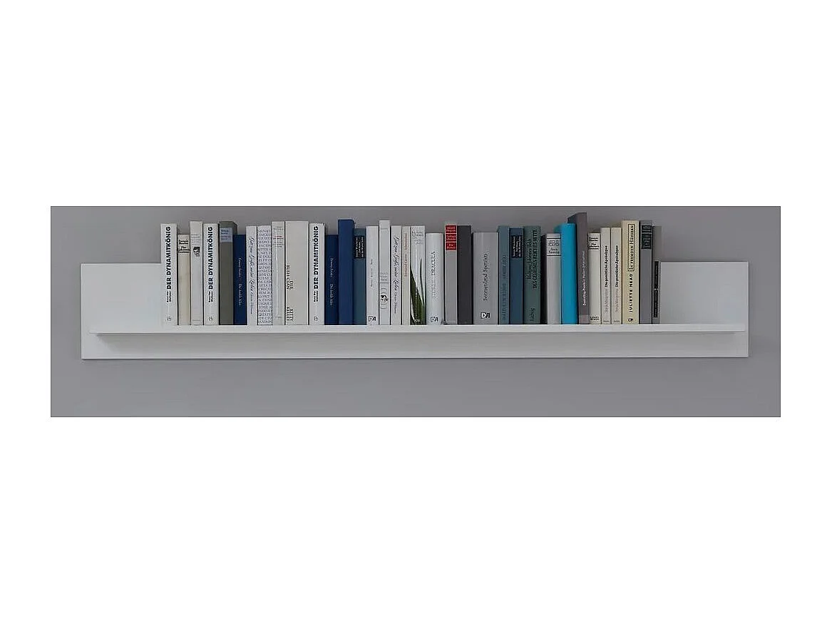 Estante de pared Valex blanco mate