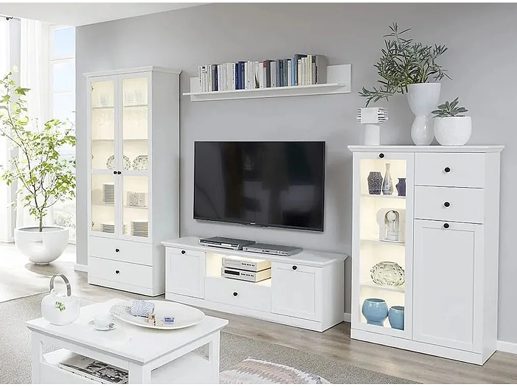 Etagère murale blanc mat Valex