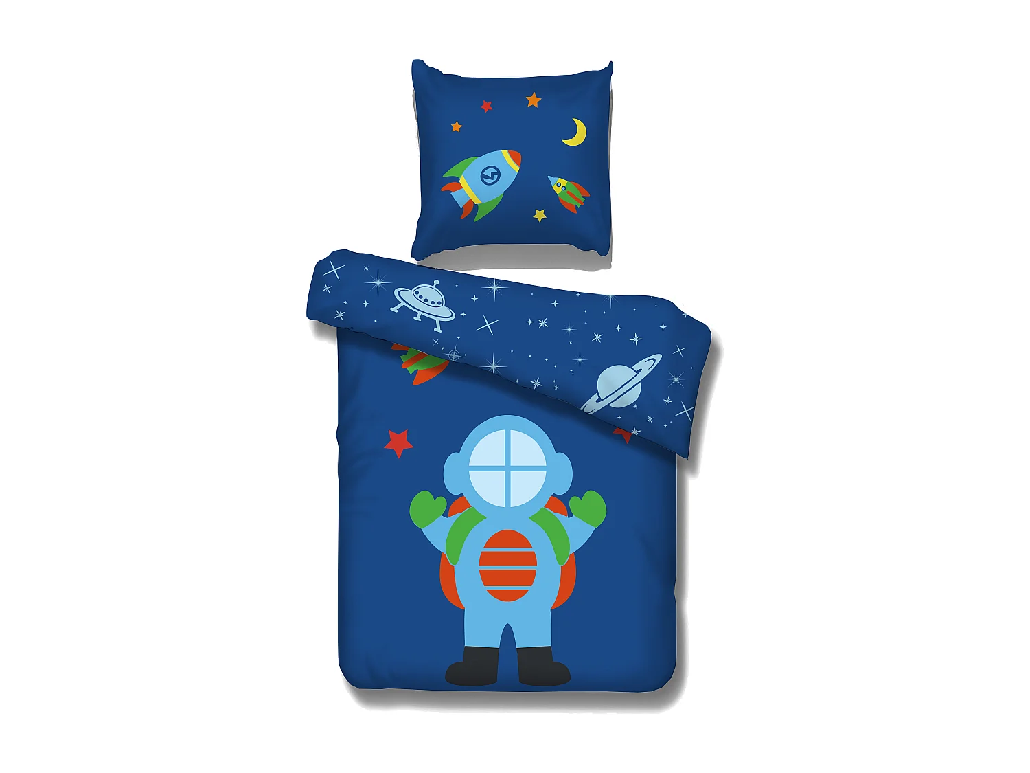 Funda nórdica y funda de almohada Astro 140x200 cm