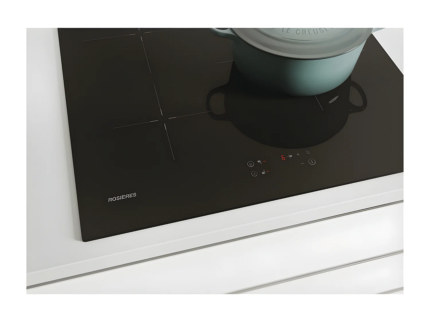 Rosieres Table de cuisson induction 60cm 3 feux 7200w noir - RI633C/M1