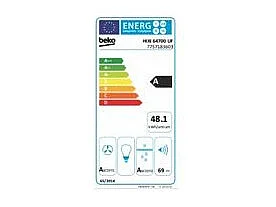 Beko Table de cuisson induction aspirante 60cm 4 feux 7400w - HIXI64700UF1