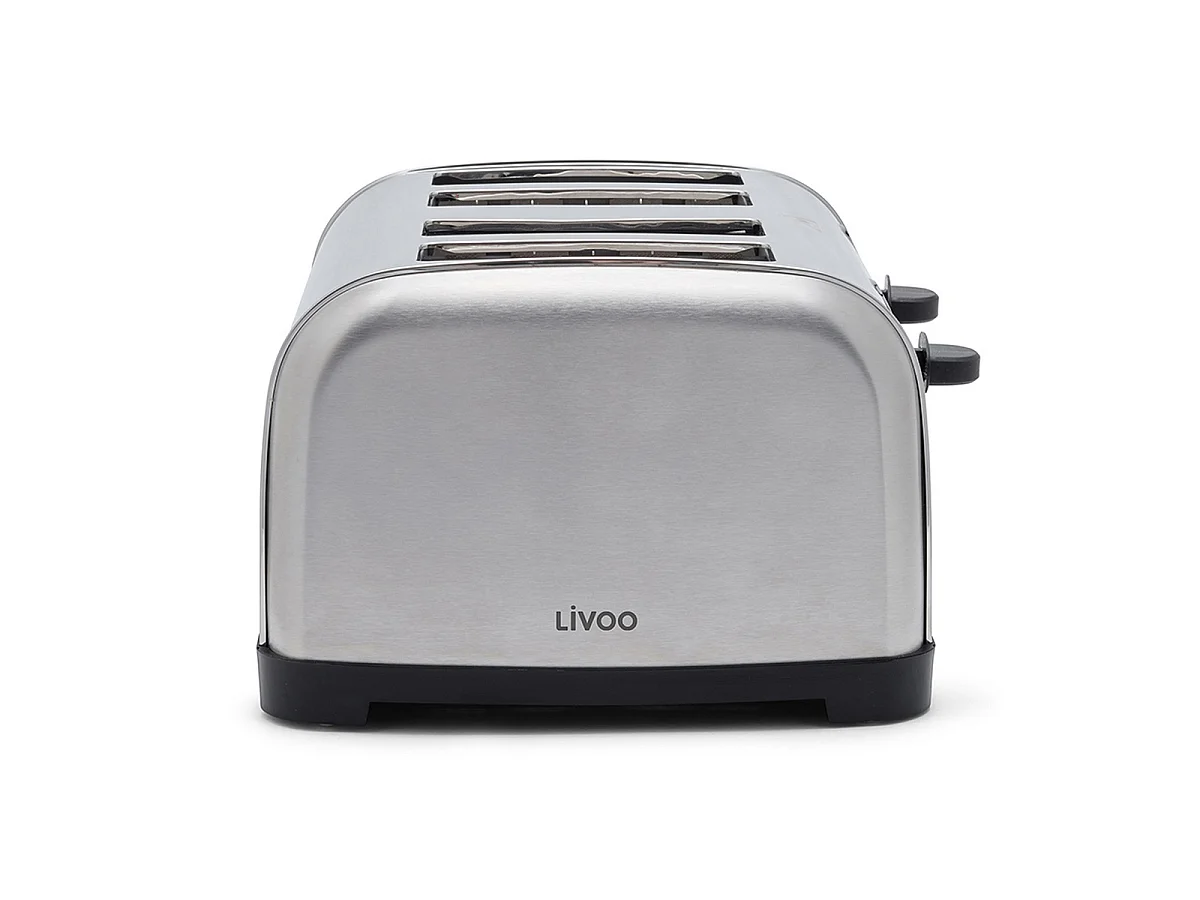 Livoo Grille-pain 4 fentes 1700w gris - DOD197