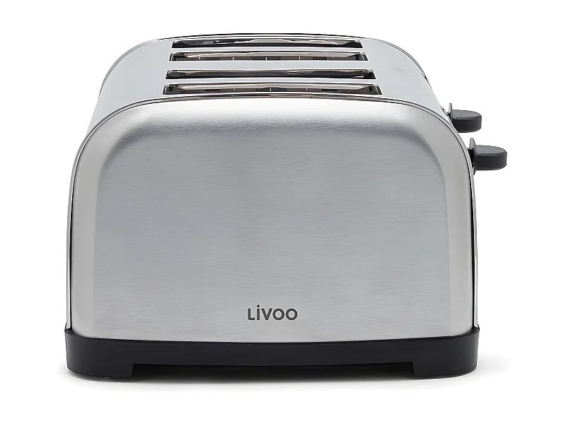 Livoo Grille-pains 4 fentes 1700w gris - DOD197