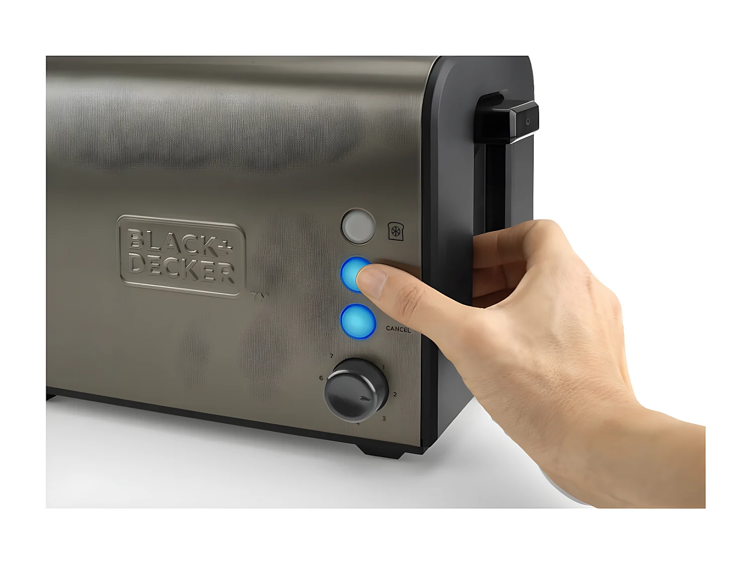 Black+decker Grille-pains 2 fentes 900w gris - BXTO900E