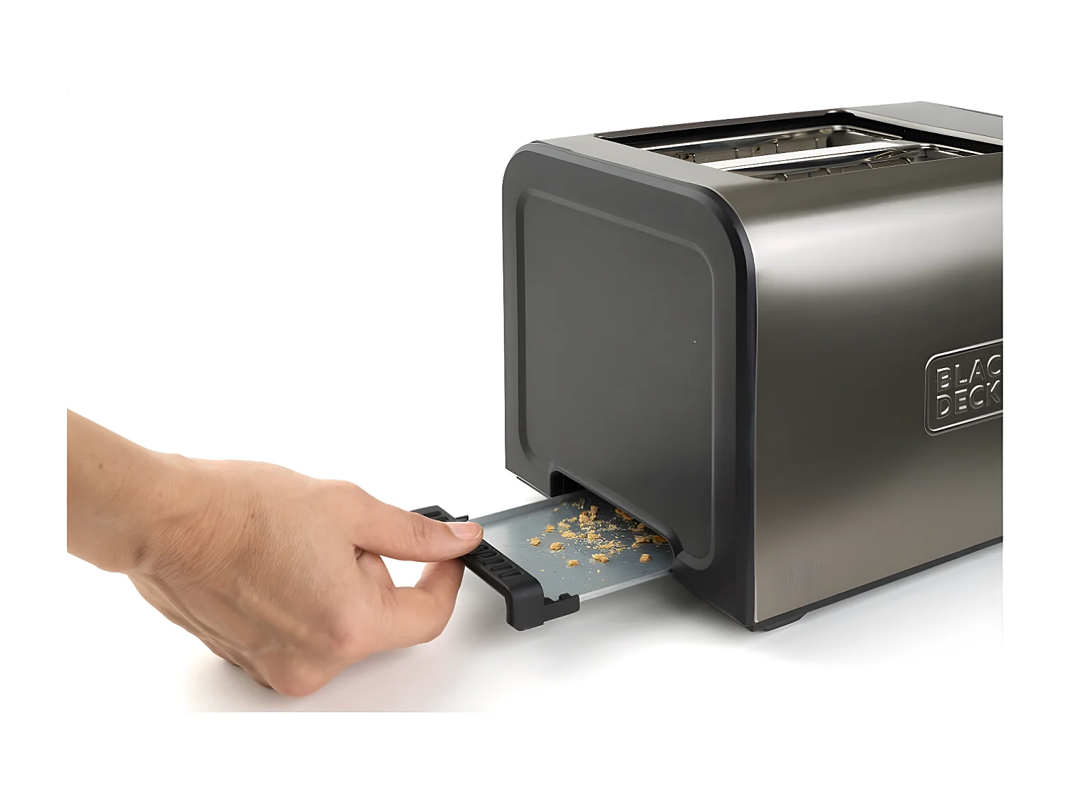 Black+decker Grille-pains 2 fentes 900w gris - BXTO900E