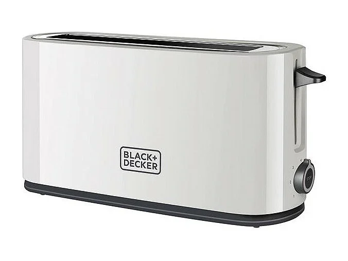 GRILLE PAIN 1T EXTRA LONGUE TRANCHE 1000W BLANC BLACK & DECKER  - BXTO1001E