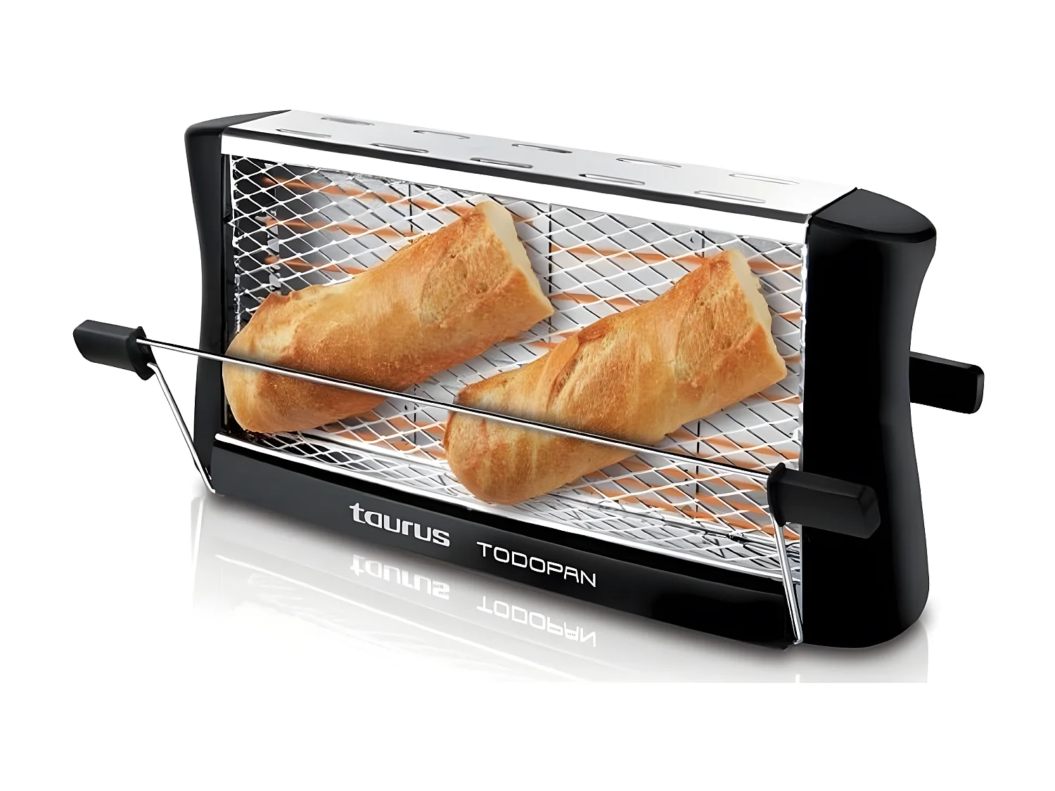 Taurus Grille-pains 2 fentes 700w noir - todopan