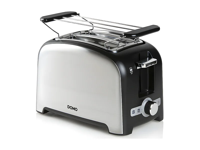 Domo Grille-pains 2 fentes 900w noir - do959t