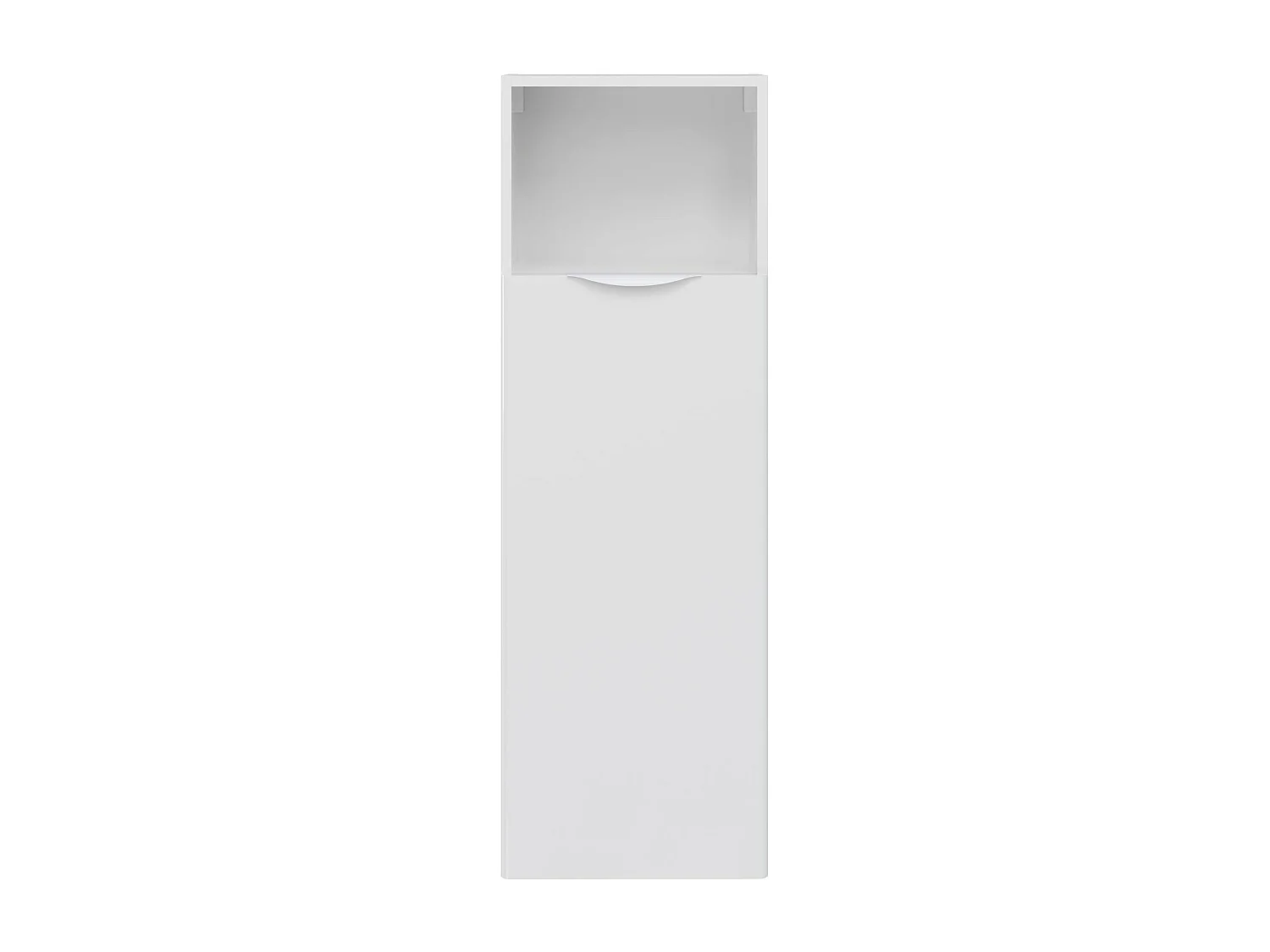 Colonne de salle de bain NIKI 1 porte 120x40x26,5 cm blanc T-BATH