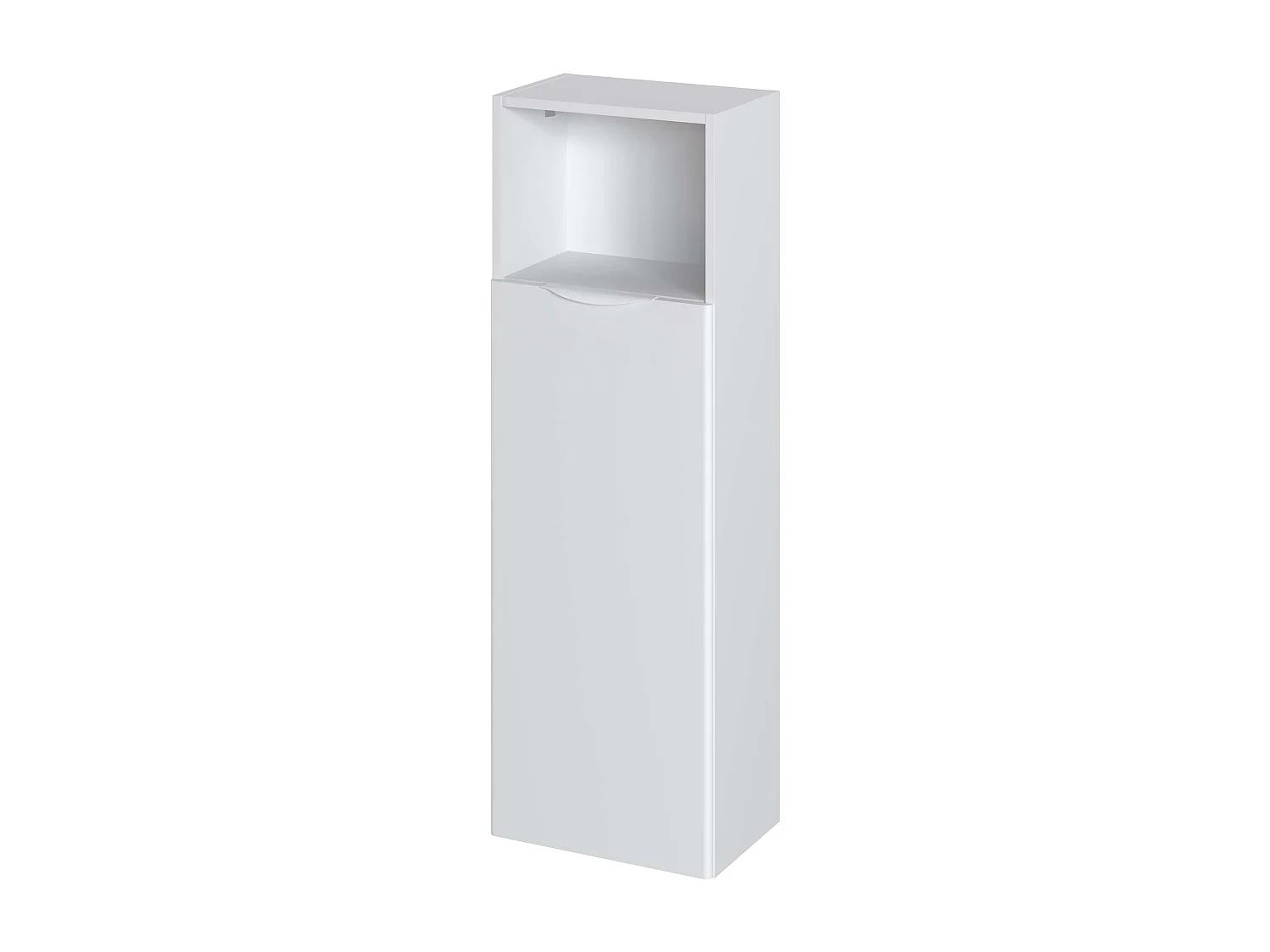 Colonne de salle de bain NIKI 1 porte 120x40x26,5 cm blanc T-BATH